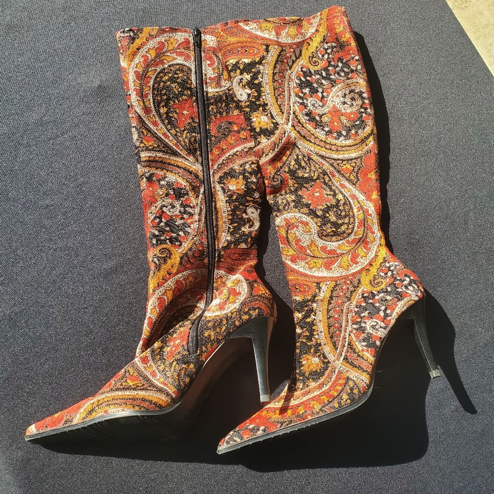 Knee high 3 inch boots